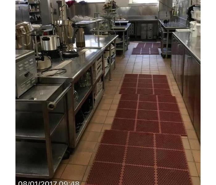 Church Kitchen with Cleaned Floors