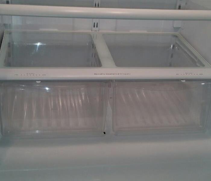 clean residential refrigerator