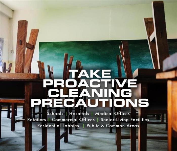 Proactive Cleaning School Room