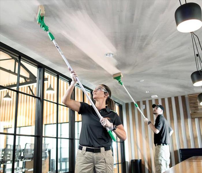 SERVPRO Cleaning Commercial Building
